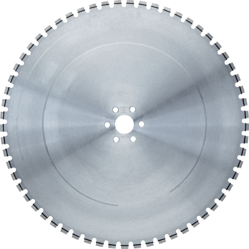 SPX MCL Equidist Lâmina de serra de parede (60H: encaixa em Hilti e Husqvarna®) Disco de serra de corte suprema (15 kW) para corte de alta velocidade e uma vida útil mais longa em concreto armado (mandril 60H sob medida para serras de corte da Hilti e Husqvarna®)