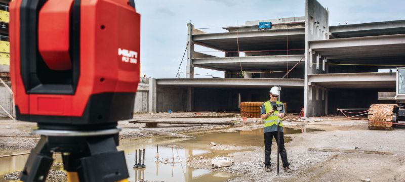 PLT 300 Sistema de layout digital Ferramenta de esquematização automatizada de construções para acelerar os escoramentos na obra utilizando métodos digitais e BIM Aplicações 1