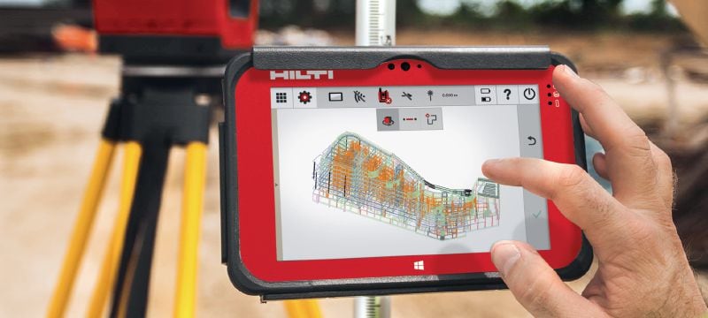 PLC 400 Tablet de layout Tablet de campo resistente para esquematização de traçados Aplicações 1