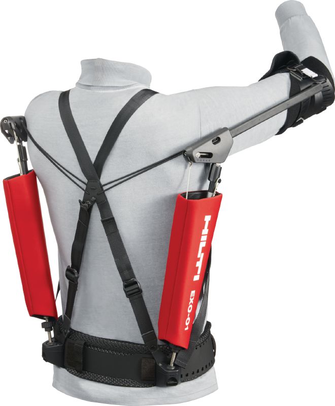 EXO-O1 Exoesqueleto aéreo suspenso Exoesqueleto passivo para aliviar a tensão nos ombros e braços durante os trabalhos em instalações suspensas